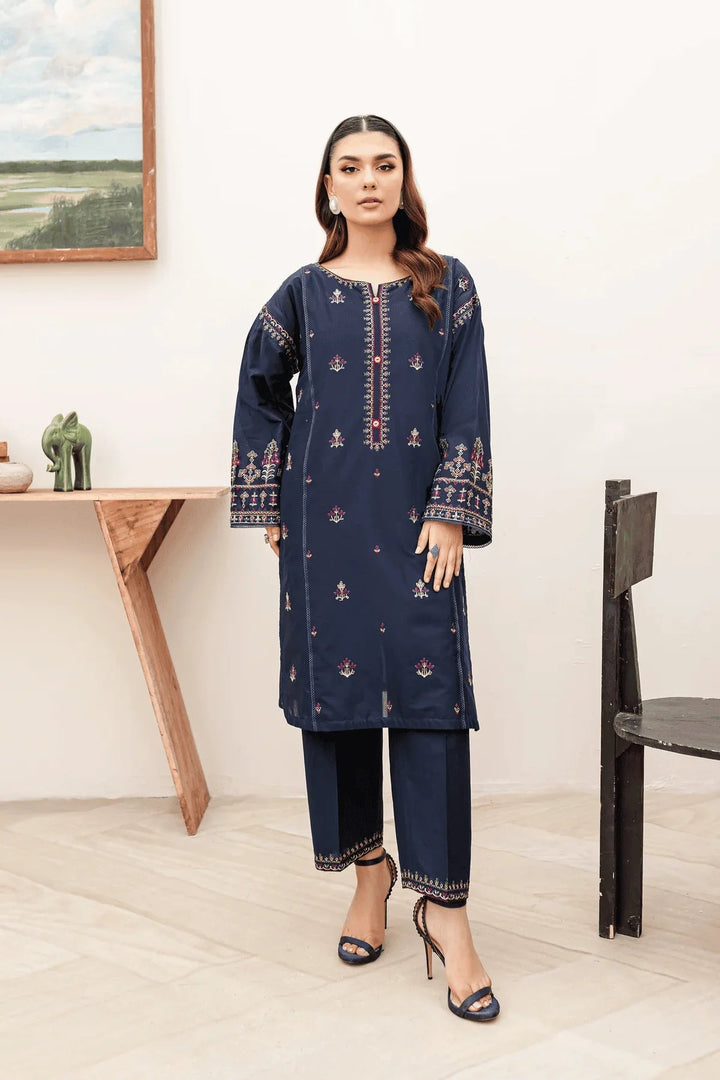 Best Selling - Blue Aster 2Pc Embroidered Suit