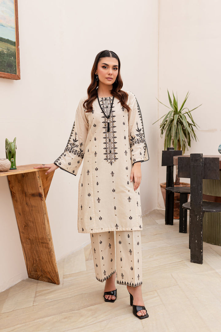 Best Selling - Black Frost 2Pc - Embroidered Lawn Dress