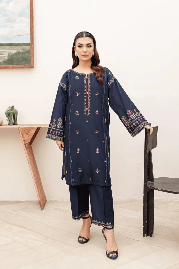 Best Selling - Blue Aster 2Pc Embroidered Suit