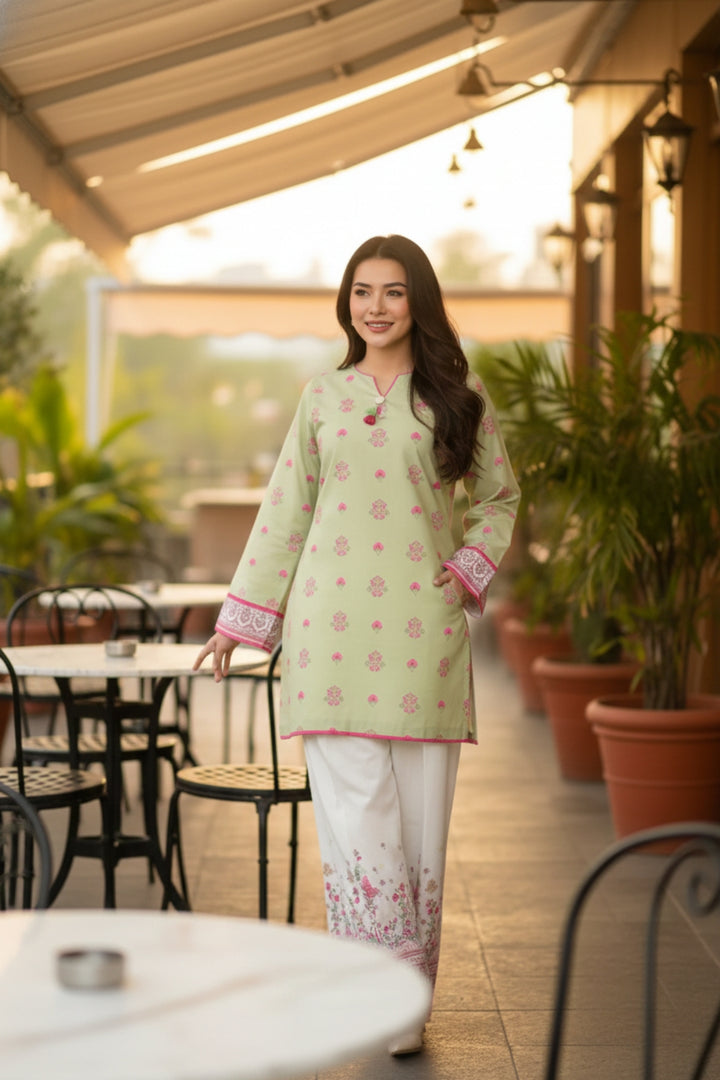 Charm 2pc Print Dress