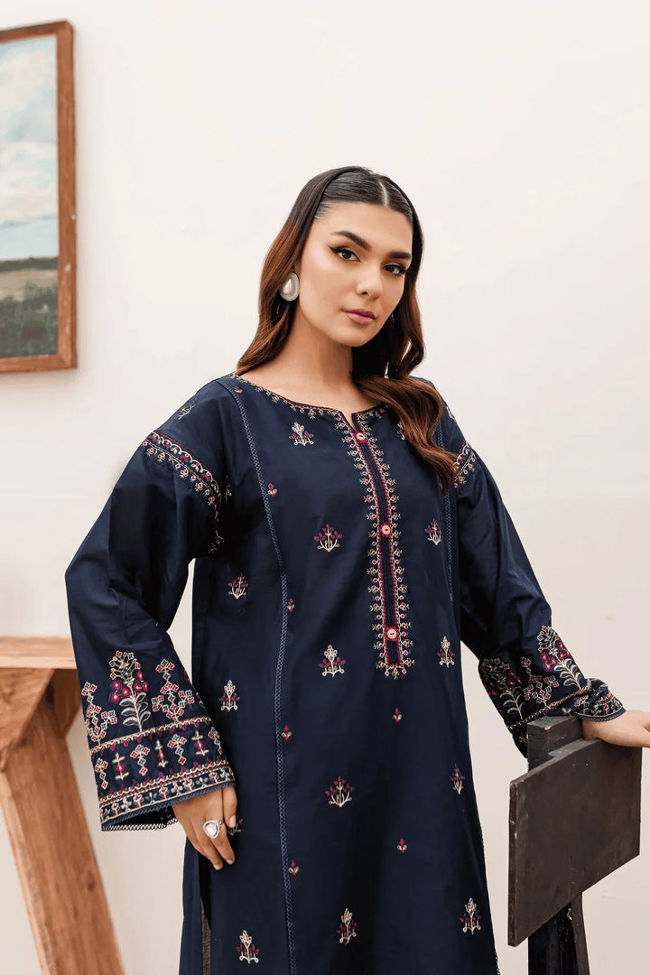 Best Selling - Blue Aster 2Pc Embroidered Suit