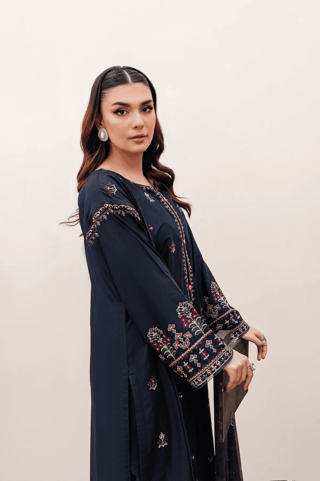 Best Selling - Blue Aster 2Pc Embroidered Suit