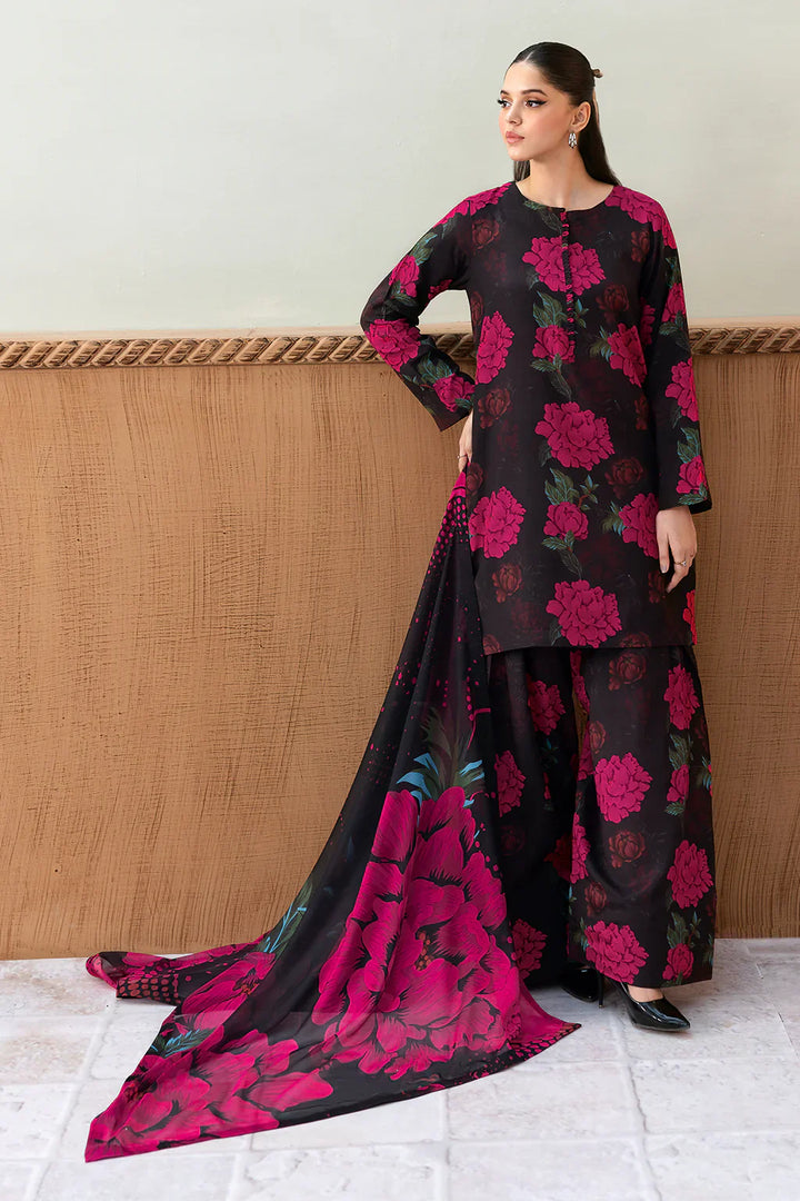 Dark Majestic 3pc printed Dress