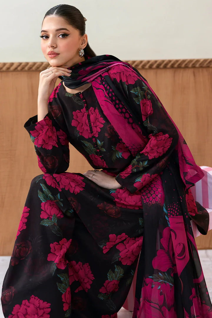 Dark Majestic 3pc printed Dress