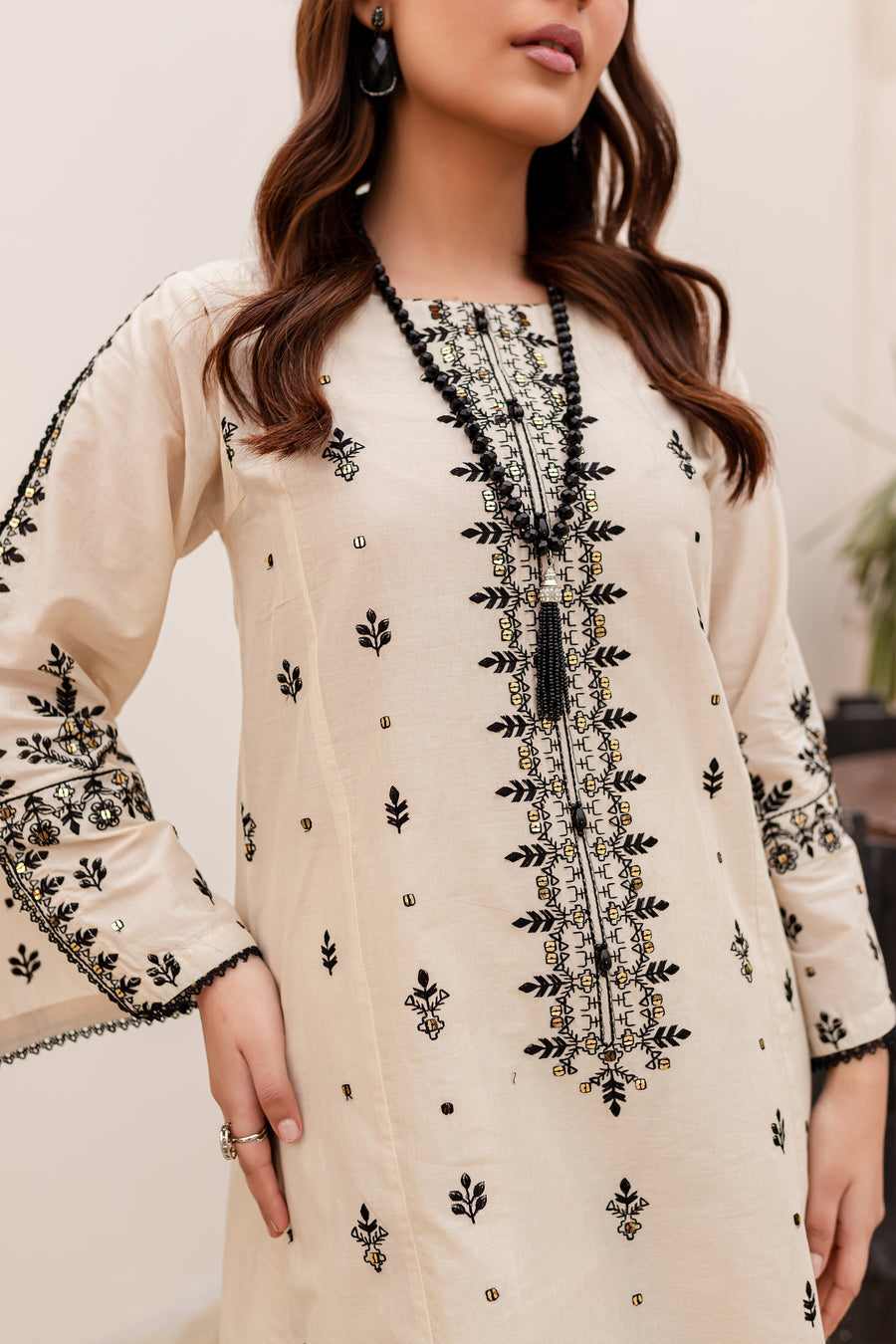 Best Selling - Black Frost 2Pc - Embroidered Lawn Dress