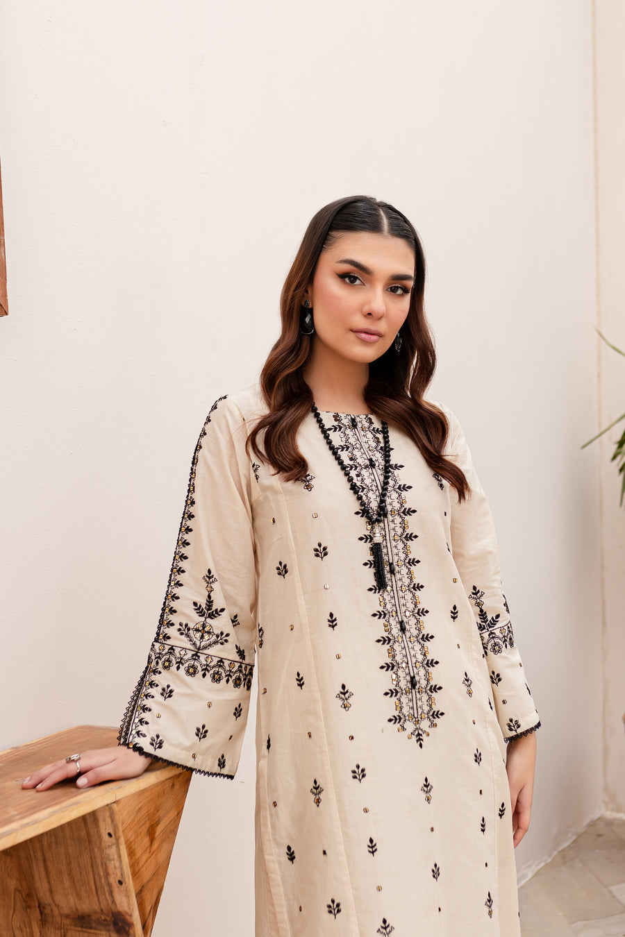 Best Selling - Black Frost 2Pc - Embroidered Lawn Dress