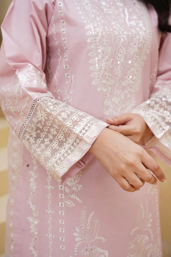 Noor 3pcs Embroidered Dress