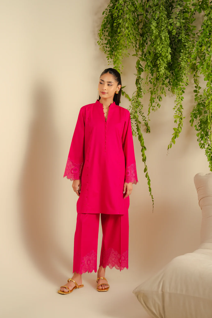 Elara - 2PC - Embroidered Dress