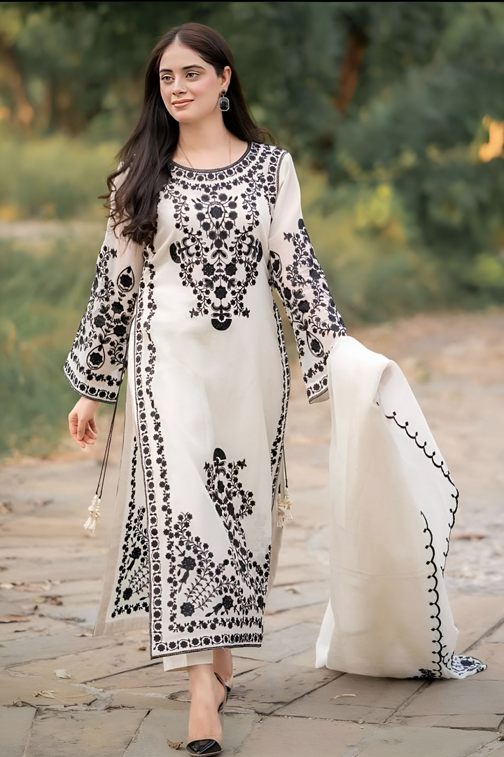 Best Selling - Jasmin 3 PC EMBROIDERED SUIT