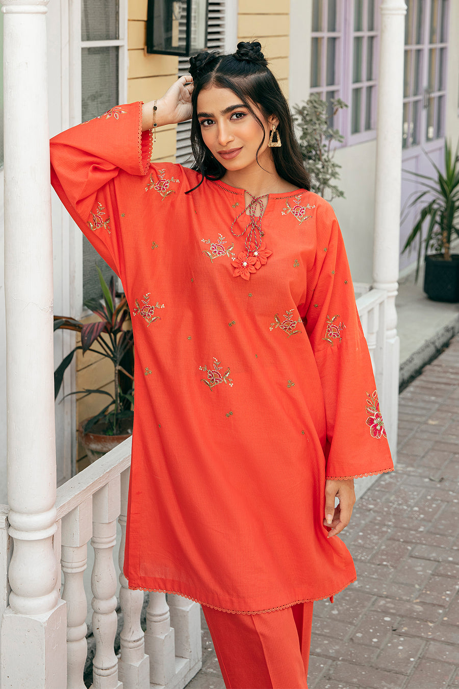 Best Selling - LEAD - 2PC EMBROIDERED SUIT