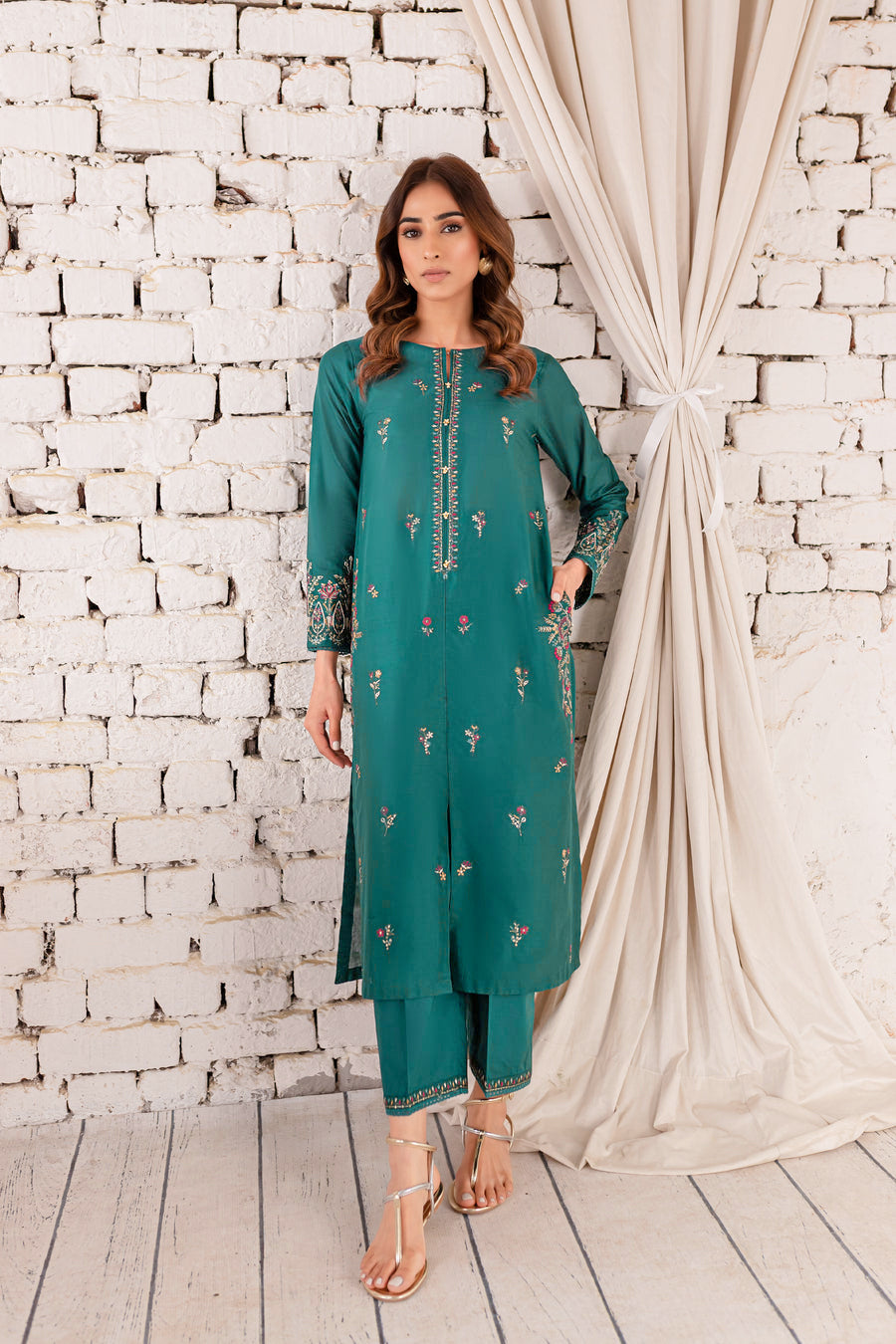 Best Selling - EYANA 2PC - EMBROIDERED DRESS