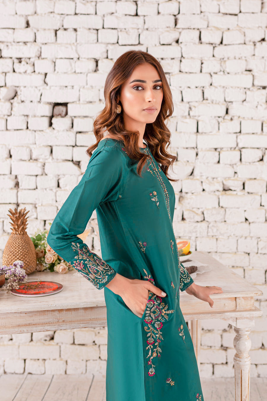 Best Selling - EYANA 2PC - EMBROIDERED DRESS