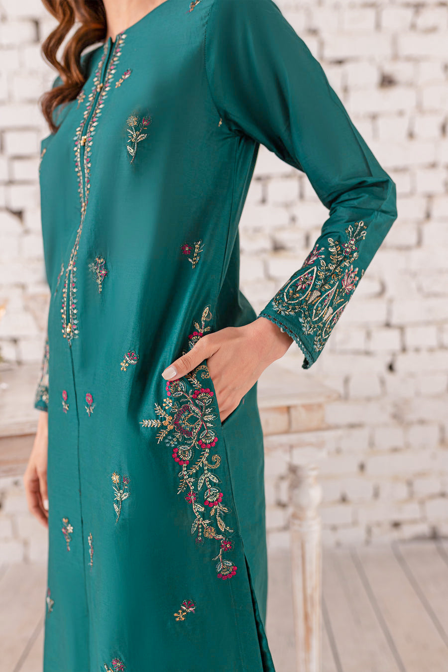 Best Selling - EYANA 2PC - EMBROIDERED DRESS