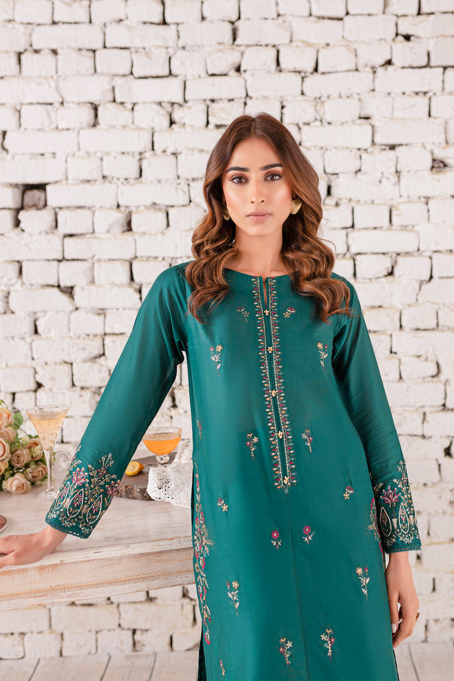 Best Selling - EYANA 2PC - EMBROIDERED DRESS