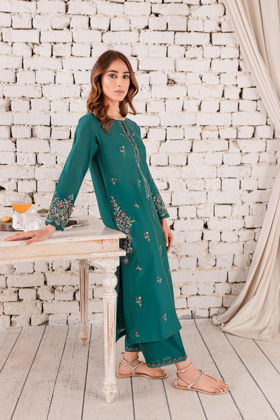 Best Selling - EYANA 2PC - EMBROIDERED DRESS