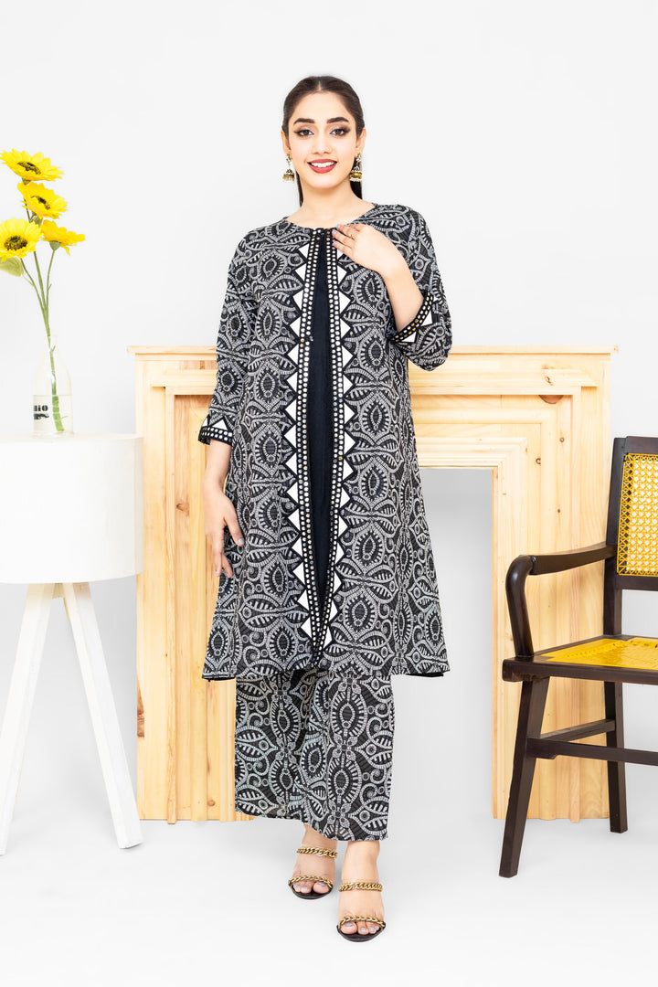 Best Selling - Beautiful Printed 02 PC SUIT