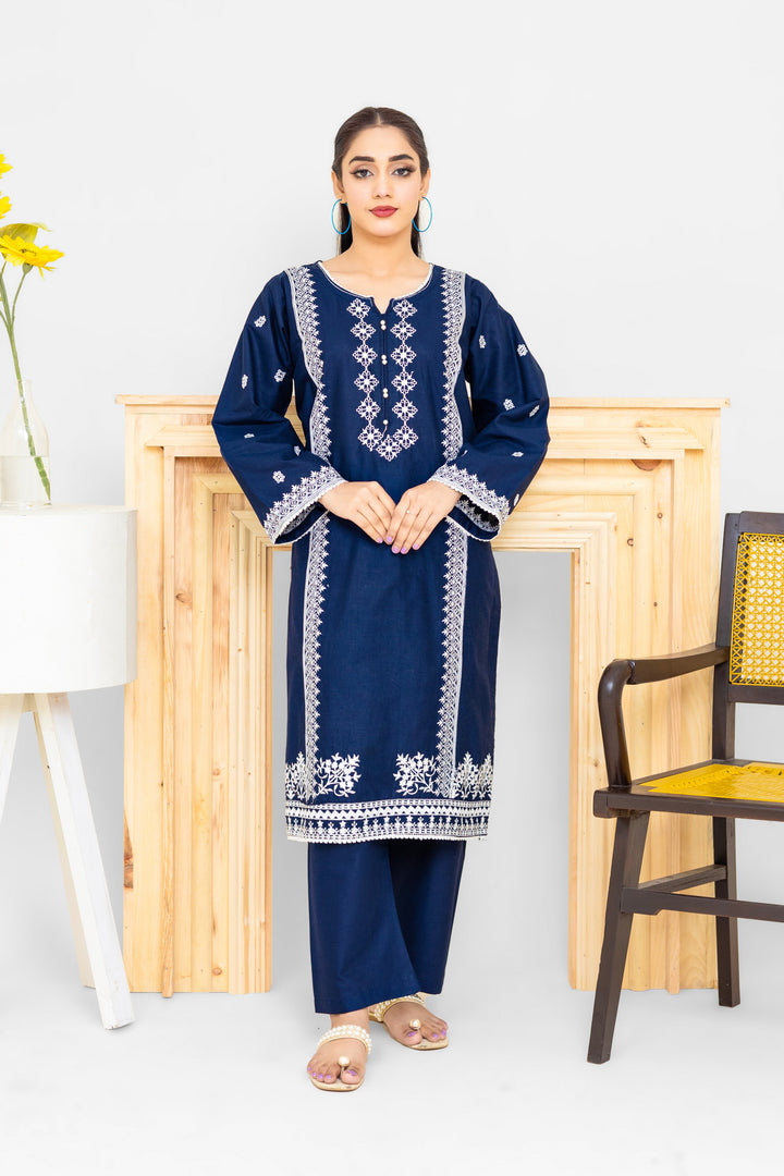 Best Selling - 02 PC EMBROIDRED SUIT