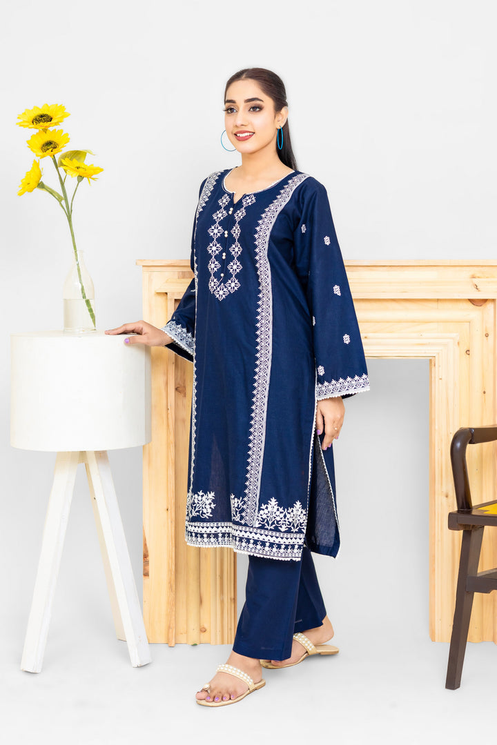 Best Selling - 02 PC EMBROIDRED SUIT