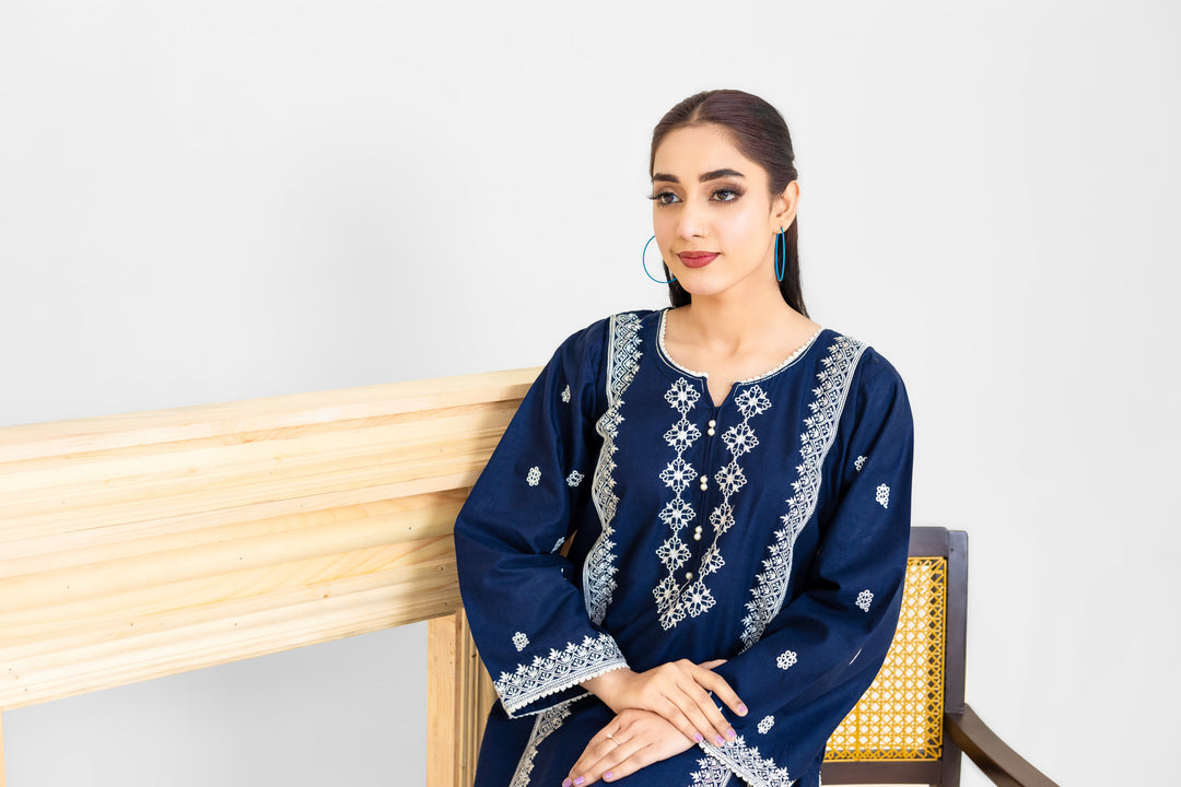 Best Selling - 02 PC EMBROIDRED SUIT