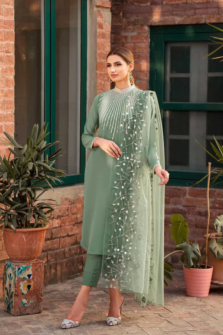 Best Selling - CLOVER 3Pc - Embroidered Dress