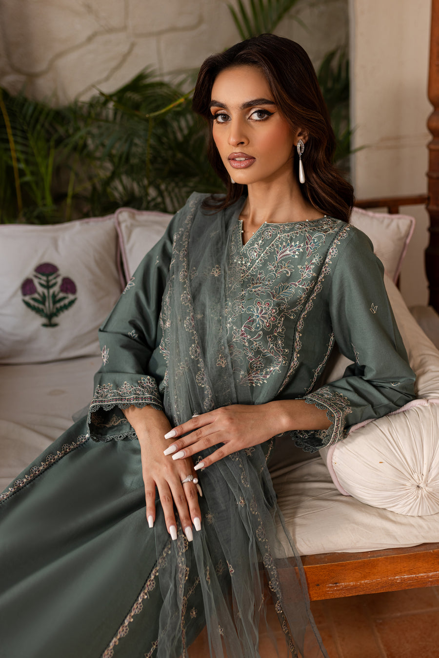 Best Selling - Nooraan 3Pc - Embroidered Dress