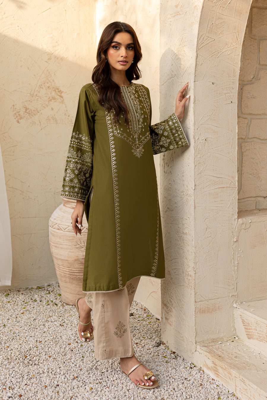 Best Selling - Odin 2Pc - Embroidered Dress