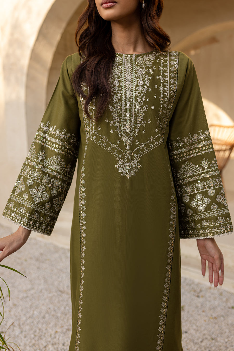 Best Selling - Odin 2Pc - Embroidered Dress