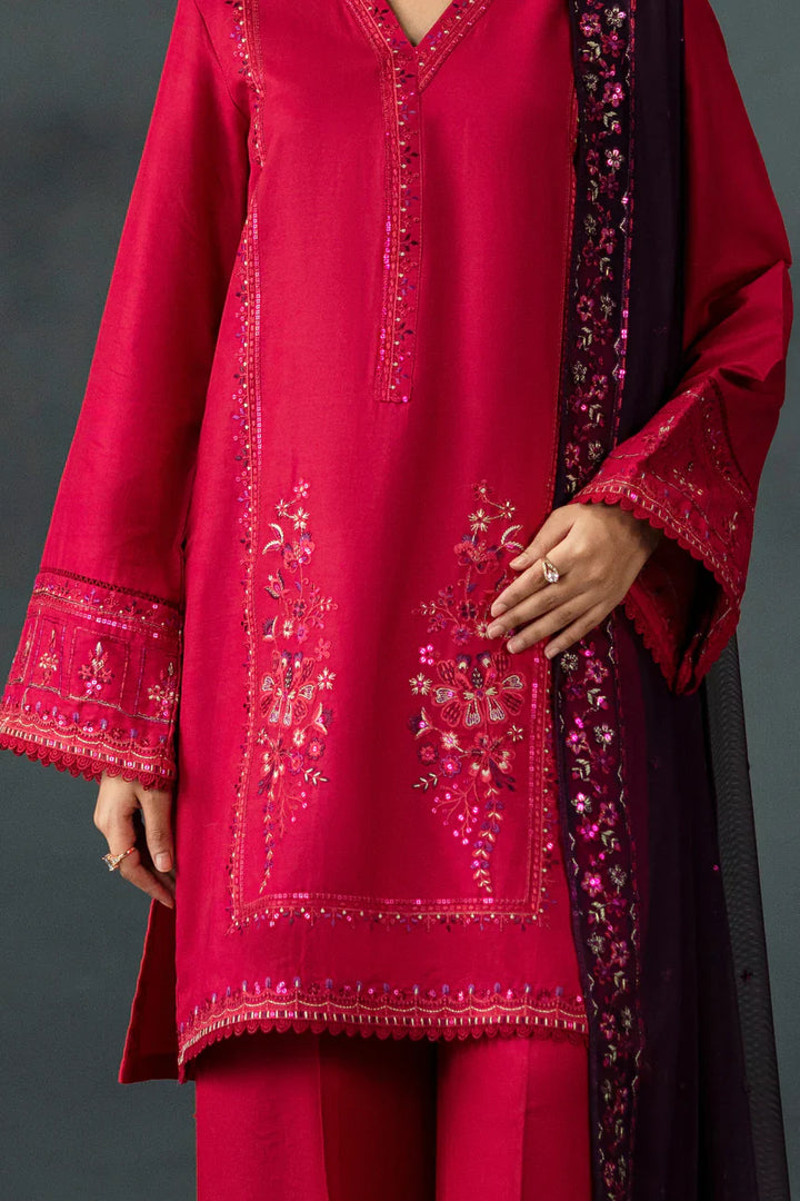 Humaira 3pc Embroidred Dress