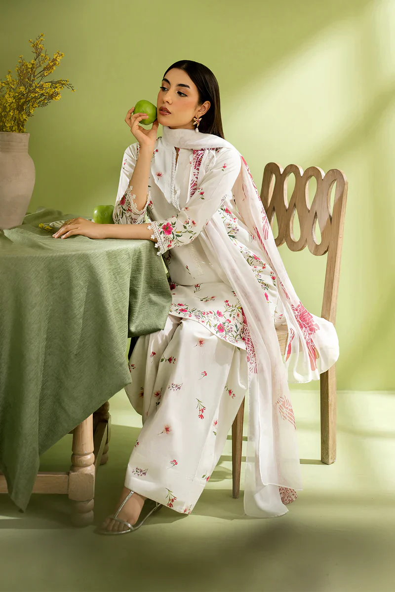 Summer Best Selling Printed Cambric Dress