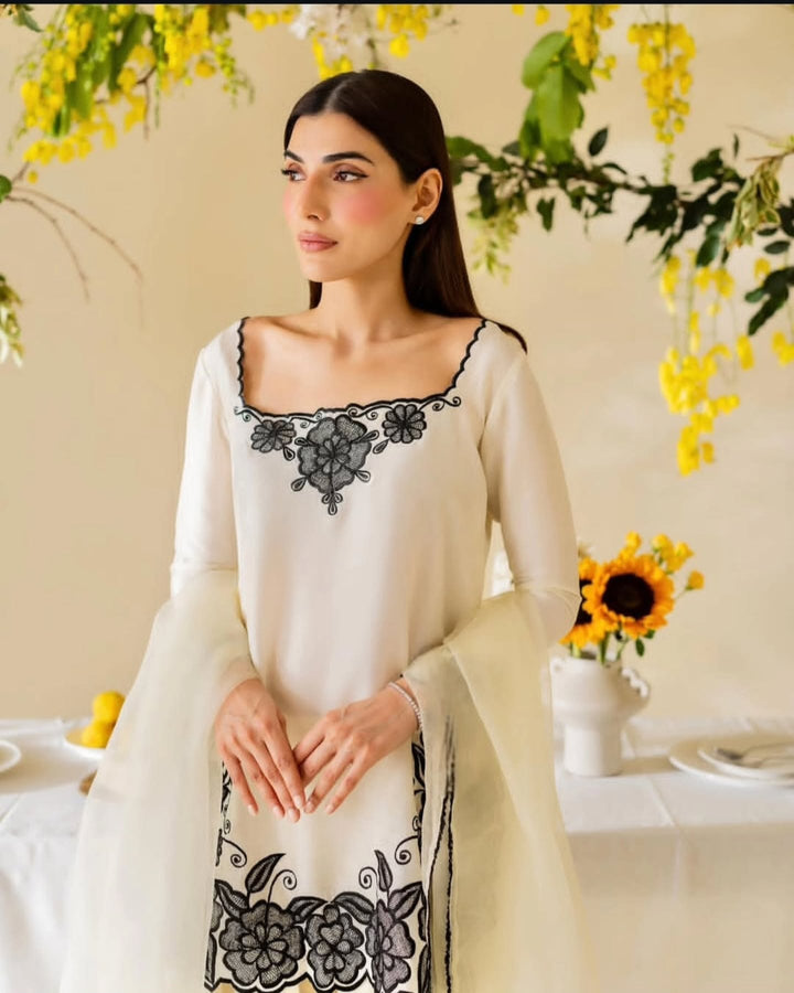 Midnight Florals 3PC DRESS